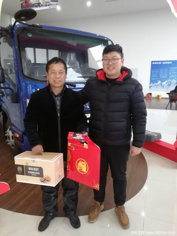恭喜恭喜老板喜提爱车喜提帅铃h载货车