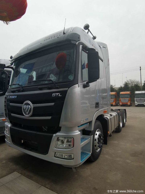 欧曼gtl510自动挡,欧曼510gtl自动挡 福田 欧曼glt 6系重卡 基本型 510马力 6x4牵引车(bj4259snfkb-xj)35.