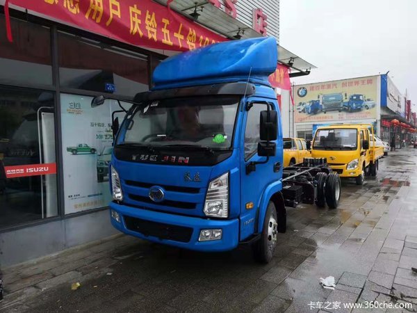 跃进上骏500/38二类底盘,可做5.2米载货车,厢车,高拦车.
