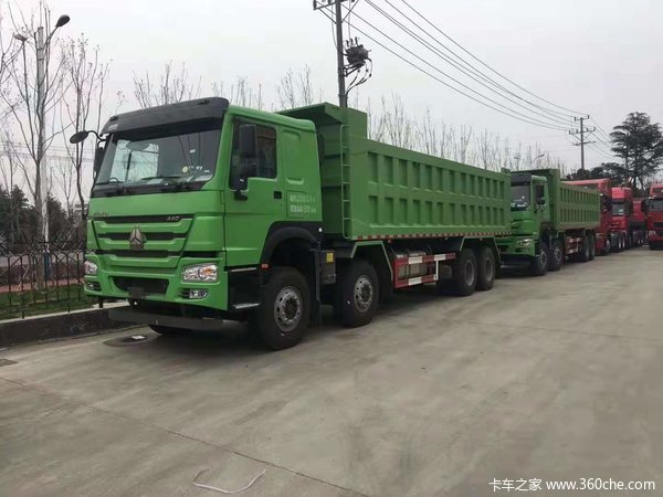 豪沃德国曼440马力发动机82米自卸车新车