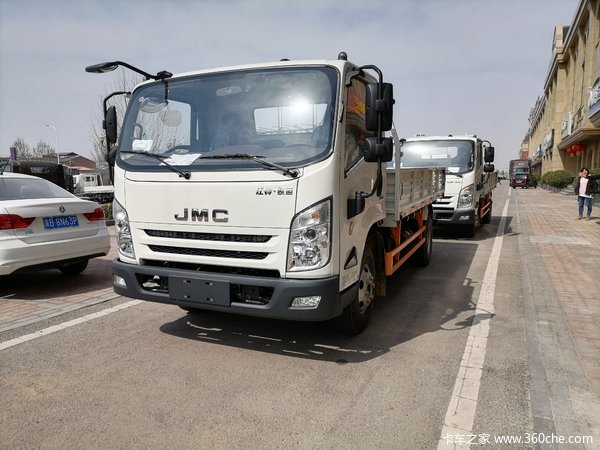 国六江铃凯运强劲版平板车已到货经济省油承载强