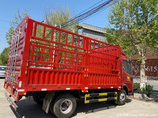 2米160马力单排仓栏式轻卡wp3n促销中