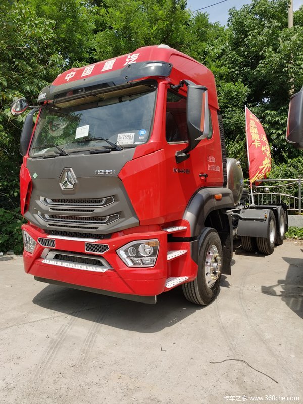 中国重汽 豪瀚n7g重卡 标运版 440马力 6x4 lng牵引车(国六)(zz4255v