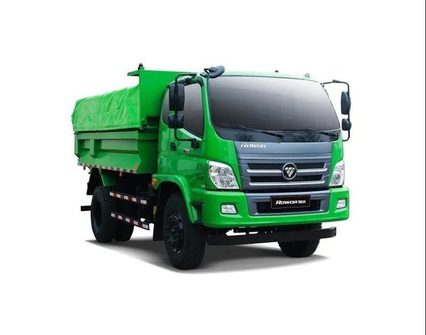 福田瑞沃e3渣土车常德顺利交付瑞沃e3渣土车,采用新型环保篷布,搭配