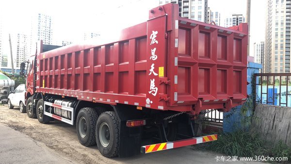 解放550马力劲领版85米自卸车宏昌天马货箱仅4台先到先得