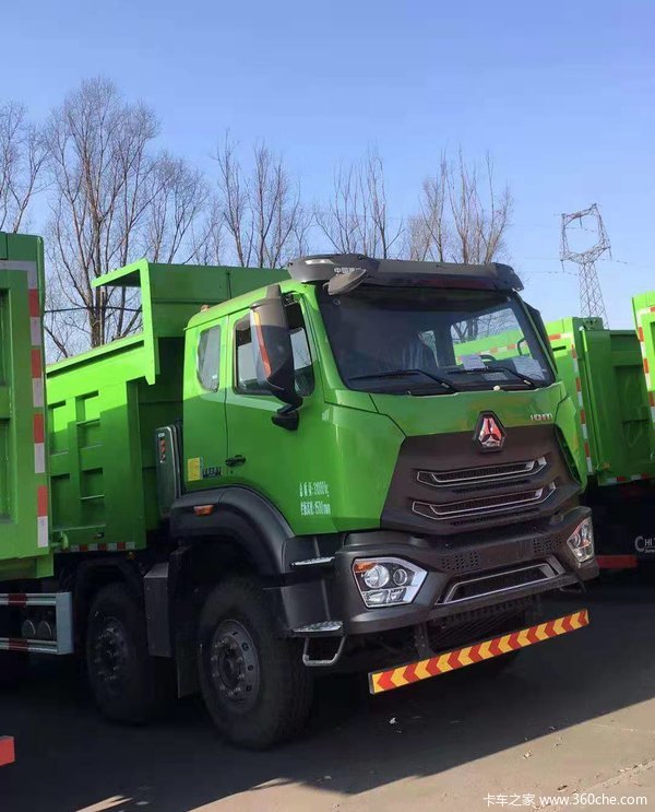 中国重汽 豪瀚n7w重卡 标运版 400马力7.2米自卸车