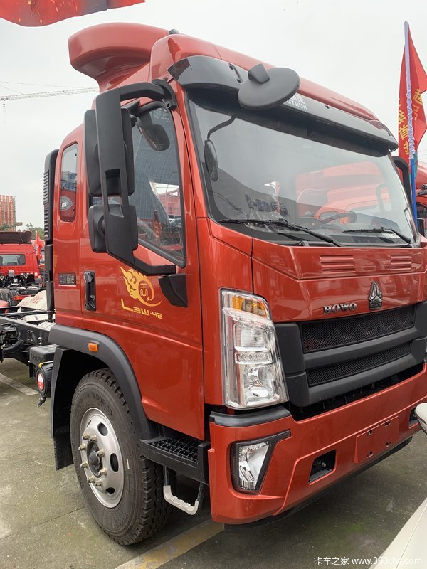 车型名称 中国重汽howo 统帅 190马力 5.