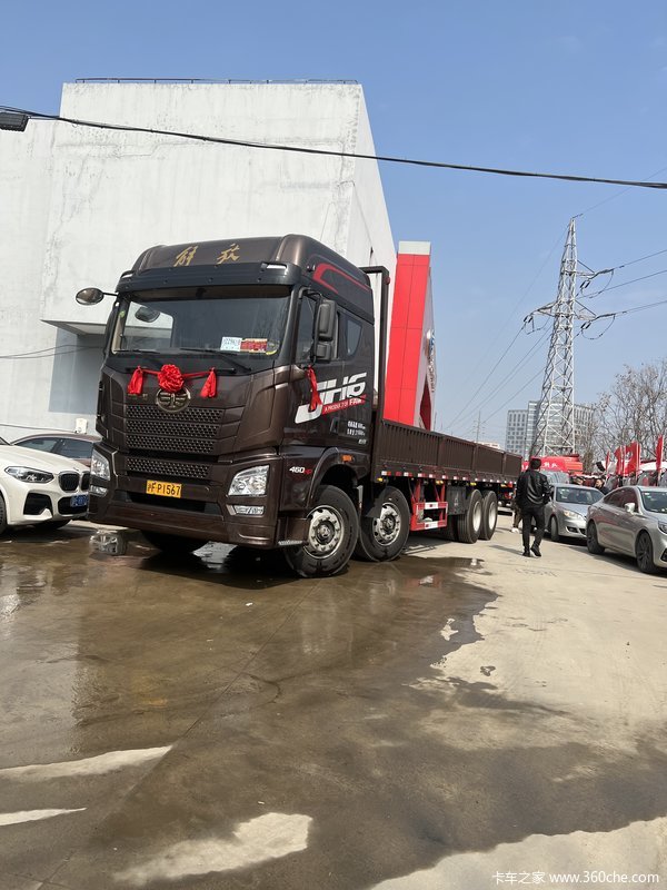 恭喜李总喜提爱车jh6前四后八栏板车喜提解放jh6载货车