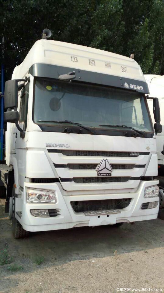 豪沃380马力国五lng天然气牵引车