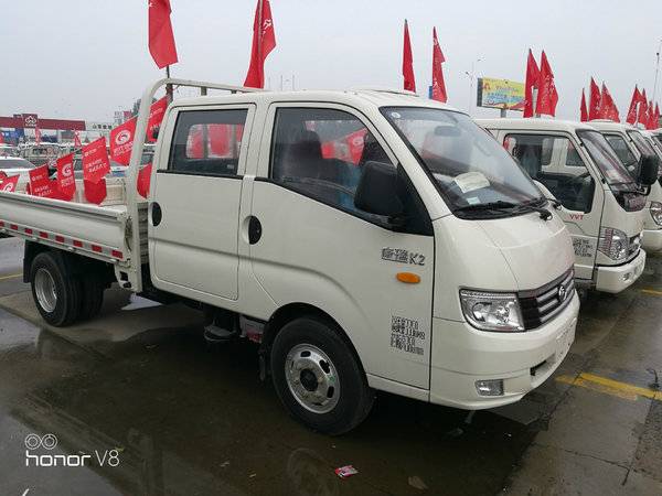 福田时代 康瑞k2 82马力 3米双排栏板轻卡(bj1036v4ad6-u3)  详情表