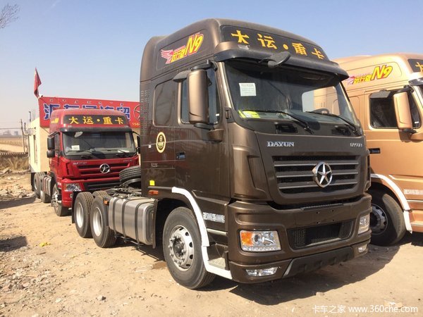 大运 n9重卡 远行版 500马力 6x4牵引车装配高顶驾驶室,动力方面