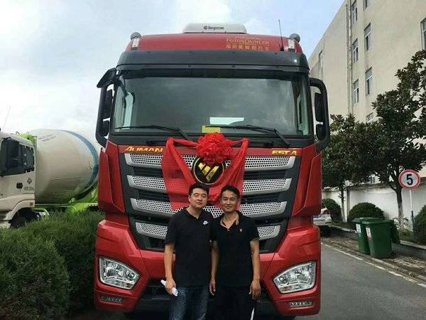 恭喜赵总喜提欧曼est危险品自动挡_安徽安瑞汽车销售优惠促销_卡车之