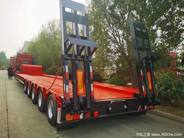 卡车之家 挂车集市 低平板半挂车 广东五线十轴低平板大件运输车,专业