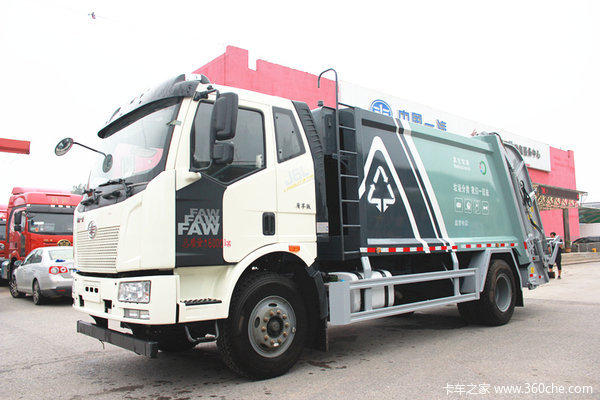 新车到店 北京市解放压缩垃圾运输车仅需29.98万元