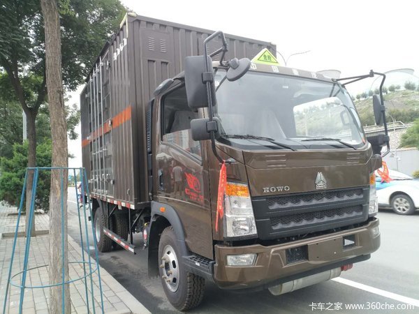 中国重汽HOWO 统帅 154马力 4X2 4.15米单排易燃液体厢式运输车(重汽)(ZZ5047XRYF341CE145)