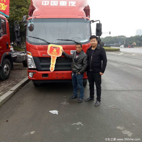 悍将自卸车成功交付客户
