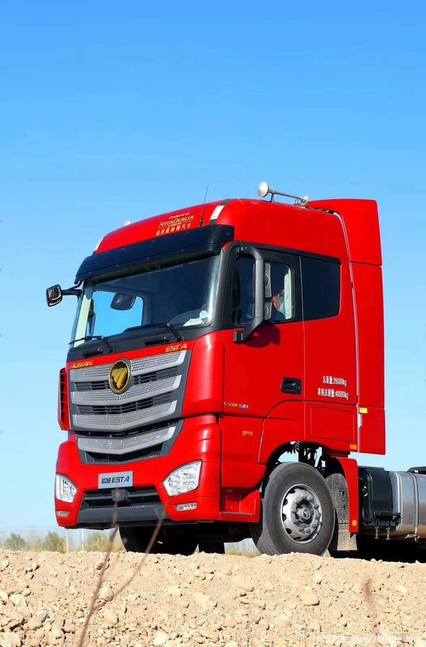 福田 欧曼est 6系重卡 510马力 6x4牵引车(12档)(bj4259snfkb-aa)裸
