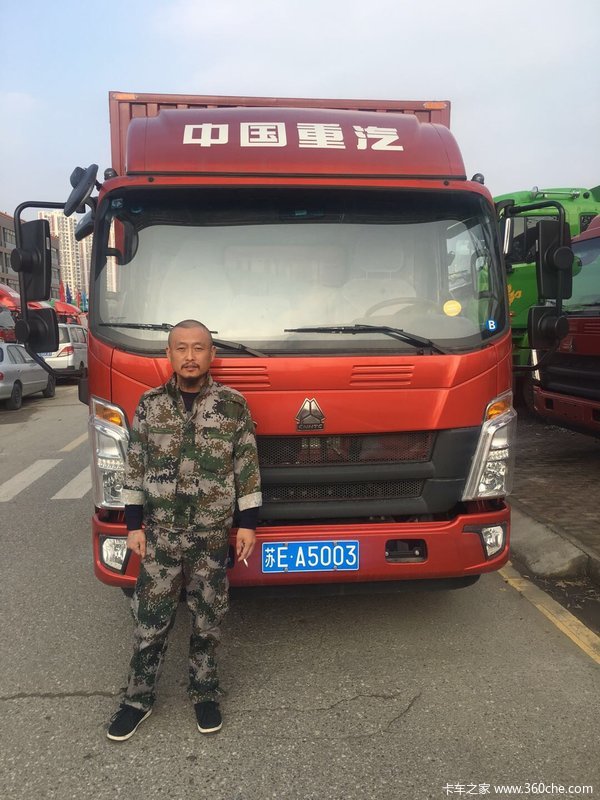 悍将载货车成功交付客户