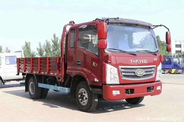 新车到店唐骏K7绿巨人栏板车仅售11.3万