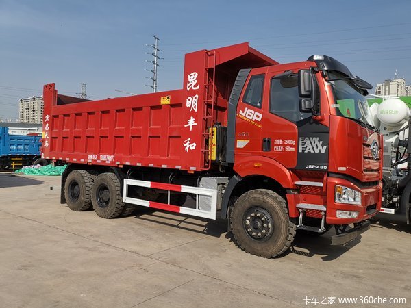 新车到店解放j6p自卸车仅需42万元
