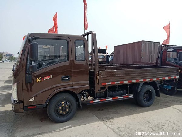 唐骏欧铃 k1系列 110马力 3.37米排半栏板轻卡(zb1041kpd6v)7.