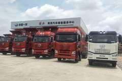 解放6×4新J6P自卸车已经到文山正浩解放商用汽车营销中心