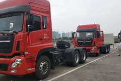 400马力轻量化东风天龙牵引车，自重仅7.5吨，双组合后桥！