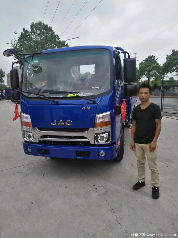 恭喜杨先生今日喜提帅铃Q3原厂平板 喜提帅铃H载货车