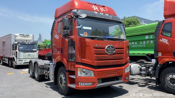 5万元 2019年07月01日起,一汽解放牵引车解放j6p多款新车在牵引车开售