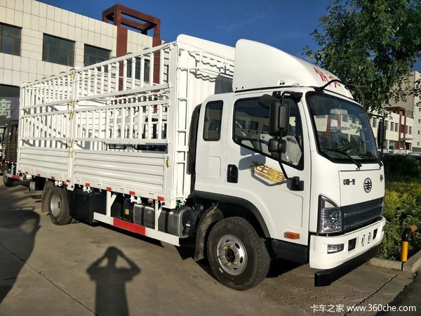 解放 虎vh 160马力 5.8米排半仓栅式轻卡(ca5100ccyp40k2l5e5a84)13.