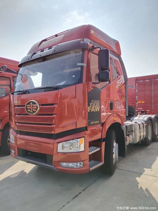 一汽解放 j6p重卡 550马力 6x4牵引车(ca4250p66k25t1a2e5)38万询价