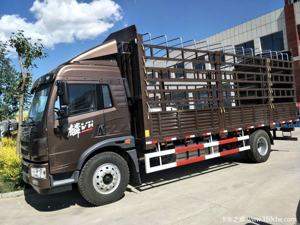 一汽解放麟v220马力68米仓栅到货欲购从速