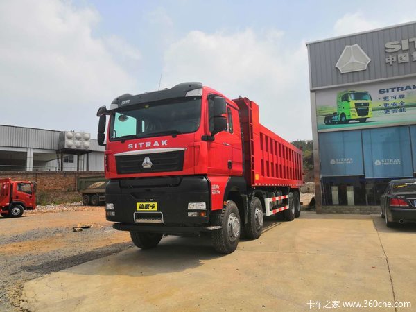 恭喜李總 喜提汕德卡 8x4自卸車