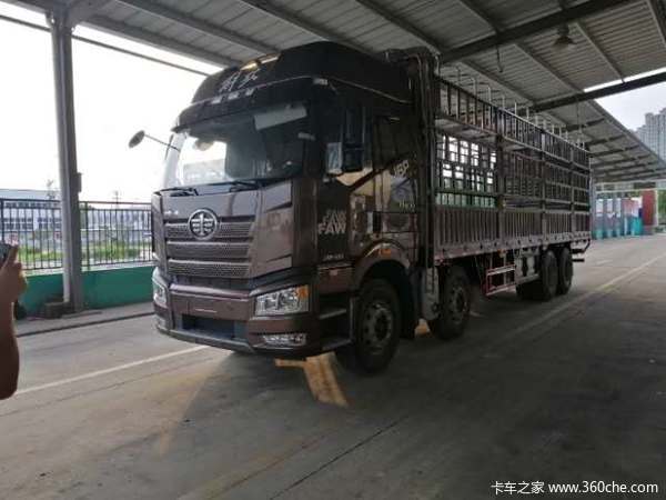 一汽解放J6P420马力仓栅载货车双11优惠大促销
