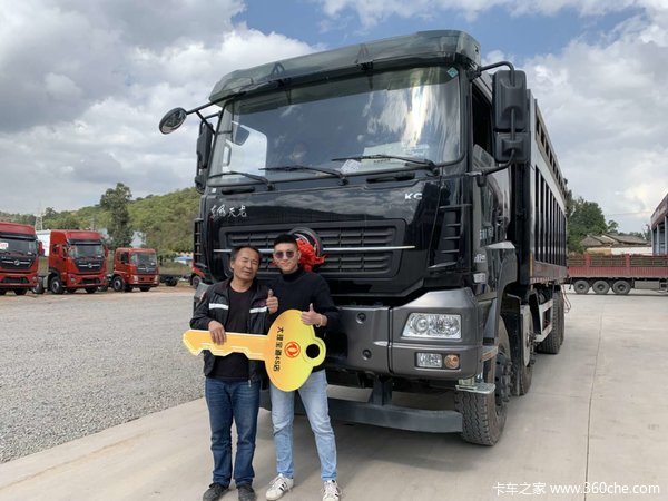 恭喜付红兵 喜提东风天龙kc(原大力神)自卸车