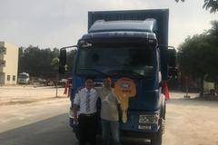 1台虎V载货车成功交付客户 衷心祝福您生意兴隆