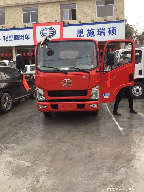 1台 解放 公狮 载货车成功交付客户