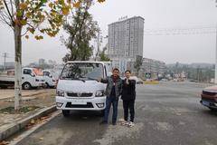 恭喜廖总金日喜提东风途逸箱式柴油地库版