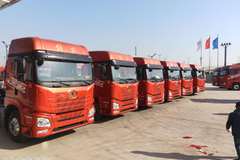 恭喜三门峡市凯基汽车运输有限公司 喜提解放JH6牵引车