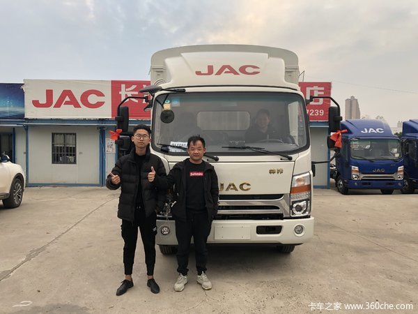 1台帅铃Q3(原帅铃K)载货车成功交付客户