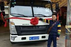 重汽豪沃高端王系列潍柴160又交车了