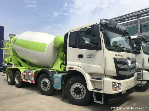 中山欧曼新etx复合型320马力8x410方混凝土搅拌车