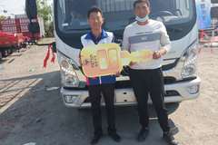 4月28日交车奥铃捷运一台，买车到宿州军友