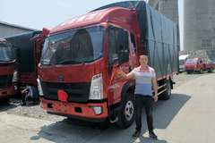 今天是个好日子！5台悍将载货车成功交付客户