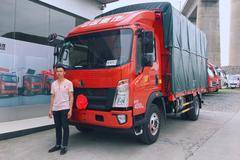 恭喜龙兴平，姚茂康，沈祖斌，金明，吴林宝 喜提悍将载货车