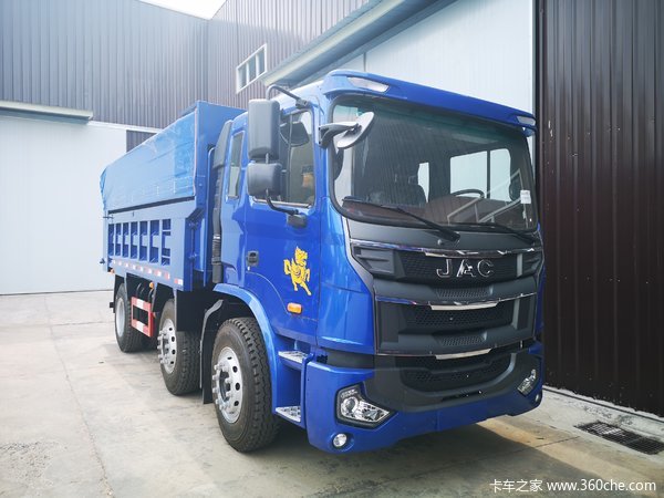 2020款江淮格尔发麒麟版6x2自卸车拉沙水泥红砖神器