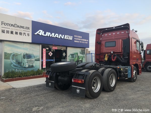 中山宇福欧曼GTL 460马力 6X4 AMT自动挡。