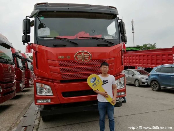 恭喜廖老板 喜提解放JH6自卸车460动力