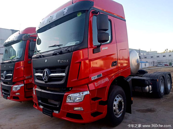 新车到店廊坊市北奔v3et牵引车仅需33万元