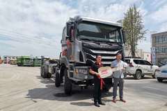 1台格尔发K5自卸车成功交付客户！！